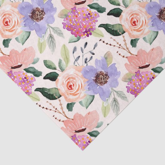 Blume für Wasserfarben Seidenpapier (Ausschnitt)