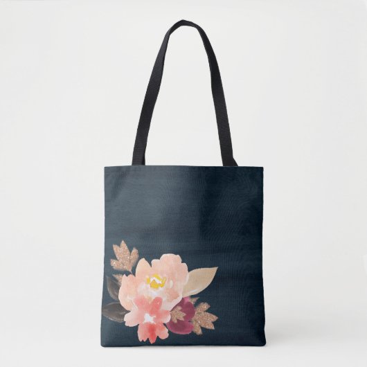 Blume für Wasserfarben Tasche (Vorderseite)