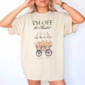 Blume für Wasserfarben Verlobung T-Shirt