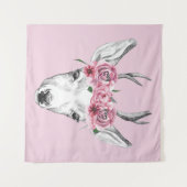 Blume für Wasserfarben Wandteppich (Vorderseite (Horizontal))