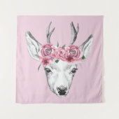 Blume für Wasserfarben Wandteppich (Vorderseite)