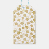 Blume für Wasserfarbenfall danke Geschenkanhänger (Rückseite)