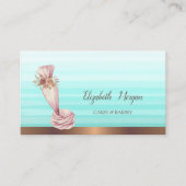 Blume für Wasserfarbrohrleitungen Bäckerei Visitenkarte (Vorderseite)