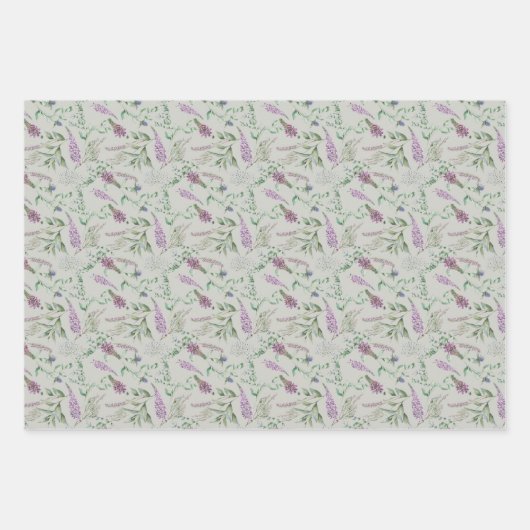 Blume für Watercolor Geschenkpapier Set (Vorderseite 2)