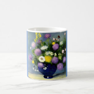 Blume für Weichfarben Kaffeetasse