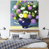 Blume für Weichfarben Leinwanddruck (Insitu (Schlafzimmer))