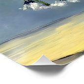 Blume für Weichfarben Poster (Ecke)