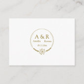 Blume für Weiden Begleitkarte (Rückseite)