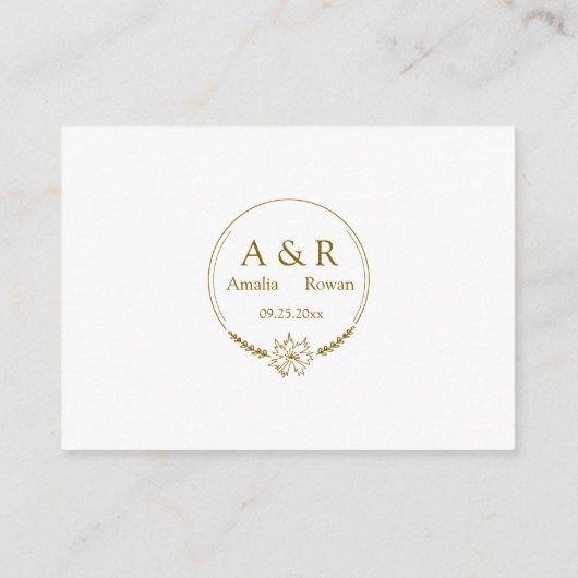 Blume für Weiden Begleitkarte (Rückseite)