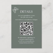 Blume für Wiese, Sirocco, grüner Scan QR Begleitkarte (Vorderseite)