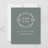 Blume für Wiesen - Grüner Haushalt Save the Date (Rückseite)