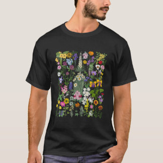 Blume Für Wildblumen-Blumengärtnerei T-Shirt