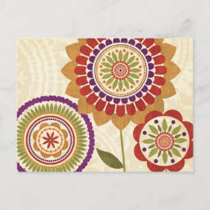 Blume für zeitgenössische Ereignisse Postkarte