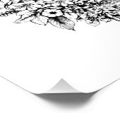 Blume für Zuhause-Decore Fotodruck (Ecke)