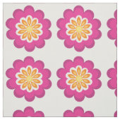 Blume Fusion_Geometric Sunburst_Poppy Fuchsia Stoff (Muster)