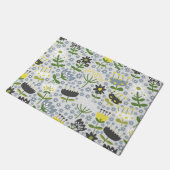 Blume Fußmatte (Schrägansicht)