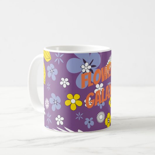 Blume Galaxy anpassen Kaffeetasse (Vorderseite Links)