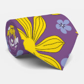 Blume Galaxy anpassen Krawatte (Gerollt)