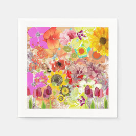 Blume Galore Party Braut Papier Napkin Serviette