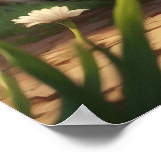 *~* Blume Garden Kitty Cat 5:4 Feline Kitten Poster (Ecke)