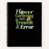 Blume Garening Trowel Error - Gardener Puff Notizblock (Vorderseite)