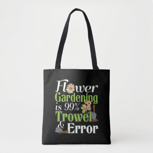 Blume Garening Trowel Error - Gardener Puff Tasche (Vorderseite)
