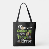 Blume Garening Trowel Error - Gardener Puff Tasche (Rückseite)