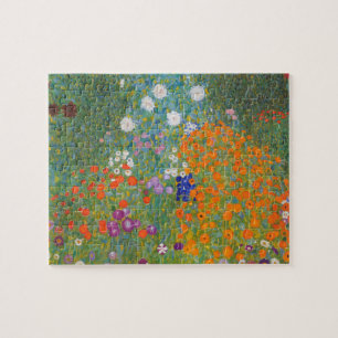 Blume+Garten+klimt+gustav+Hütte Puzzle