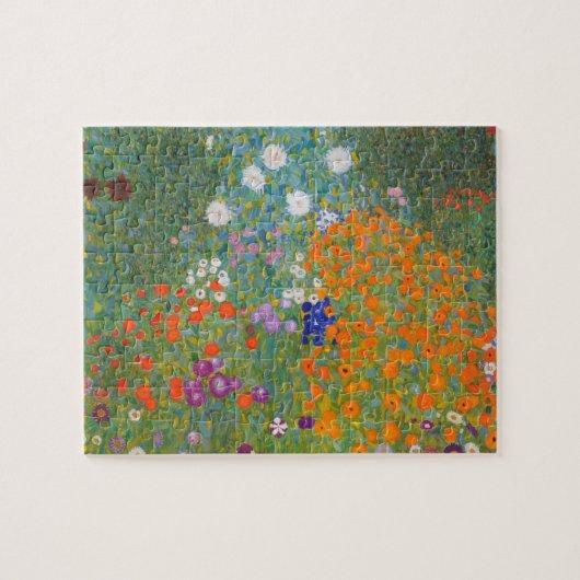 Blume+Garten+klimt+gustav+Hütte Puzzle (Horizontal)