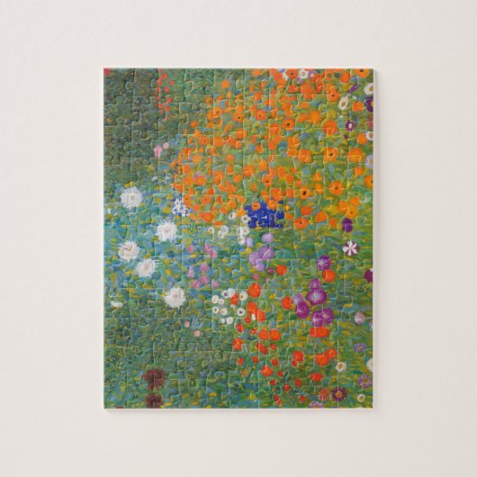 Blume+Garten+klimt+gustav+Hütte Puzzle (Vertikal)