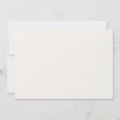 Blume Gartenfarben Babydusche Save The Date (Rückseite)