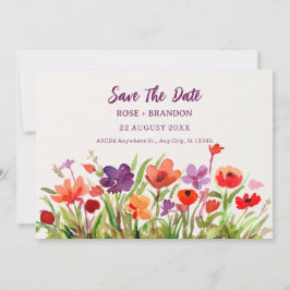 Blume Gartenfarben Babydusche Save The Date