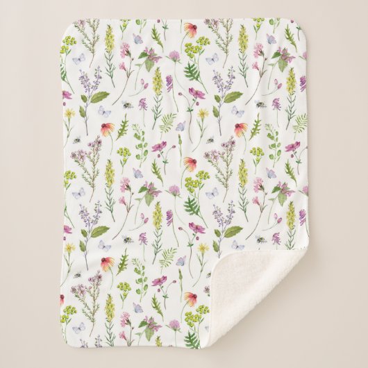 Blume Gartengarten Wildblumen Sherpadecke (Vorderseite)