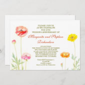 Blume Gartenhochzeit Einladung (Vorne/Hinten)