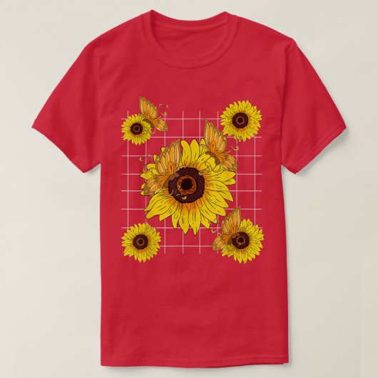 Blume Gärtner Blüten Schmetterling Insekt Nature S T-Shirt (Design vorne)