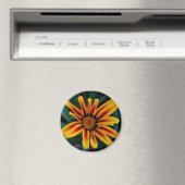 Blume Gazania Magnet (In Situ (Geschirrspüler))