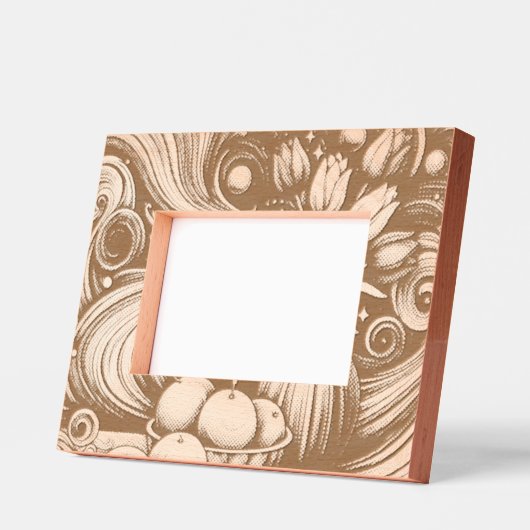 Blume Geätzte Rahmen (Links)