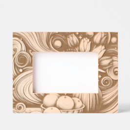 Blume Geätzte Rahmen