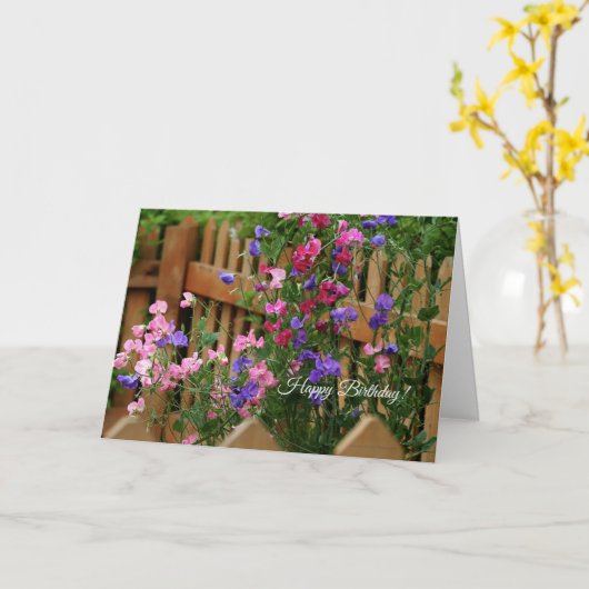 Blume Geburtskarte Karte (Gelbe Blume)