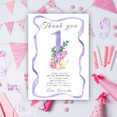 Blume Geburtstagsparty danke