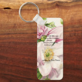 Blume Gedicht Kostenvoranschlag Schlüsselanhänger (Vorderseite)