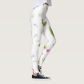 Blume gedruckte Leggings (Rechts)