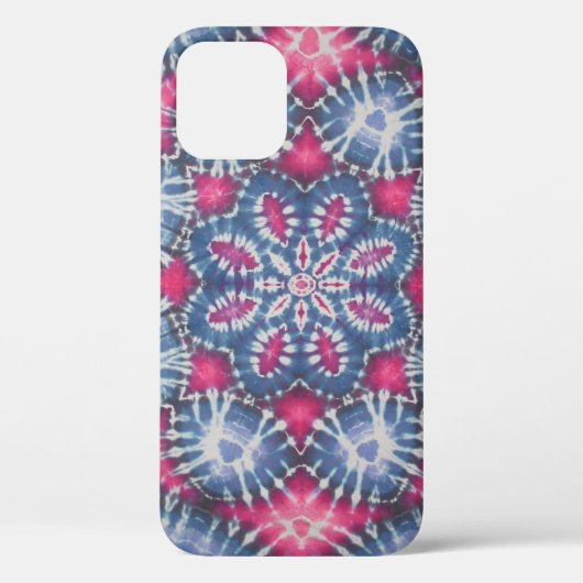 Blume Gefärbte Krawatte Case-Mate iPhone Hülle (Rückseite)