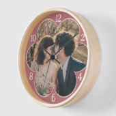 Blume geformt Einfach benutzerdefiniertes Fotomode Uhr (Winkel)