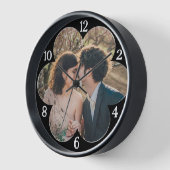 Blume geformt leicht angepasste Fotovorlage floral Uhr (Winkel)