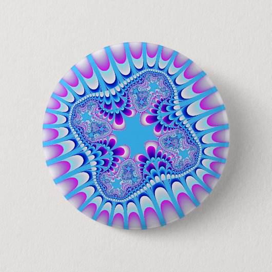 Blume gefroren button (Vorderseite)