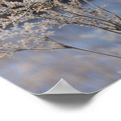 Blume gefroren poster (Ecke)