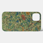 Blume gegen das Muster der Blättertarnung Case-Mate iPhone Hülle (Rückseite (Horizontal))