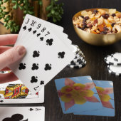 Blume gegen Sky Cards Spielkarten (In Situ)