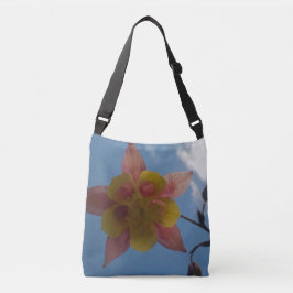 Blume gegen Sky Crossbody Bag Tragetaschen Mit Langen Trägern